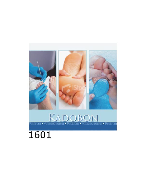 Kadobon Pedicure Blauw – 12 stuks