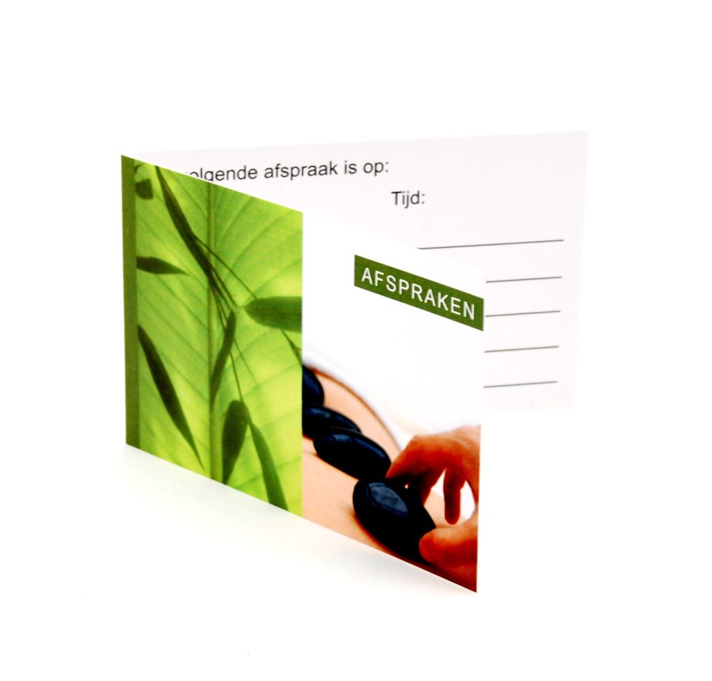 Afsprakenkaartjes - Wellness Stones - 48 stuks