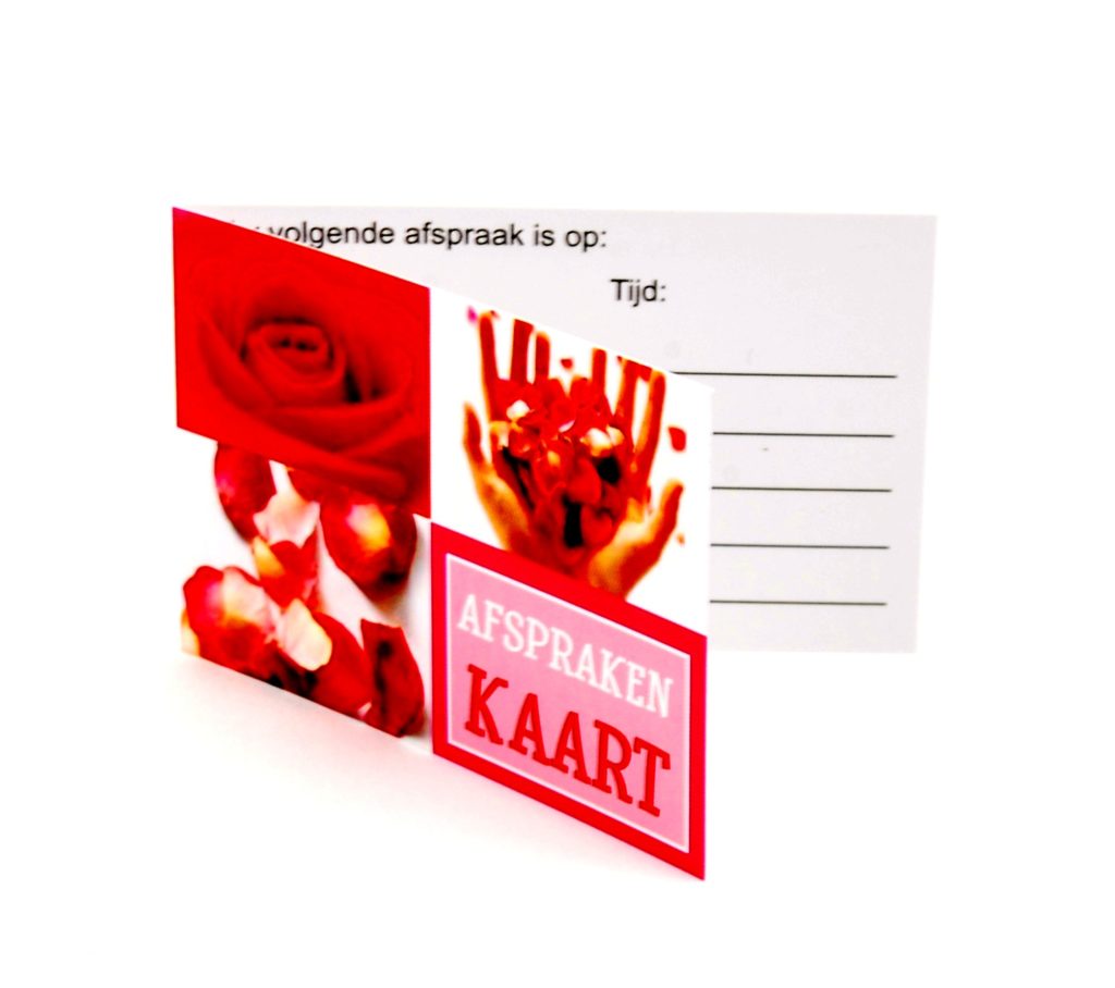 Afsprakenkaartjes - Roses - 48 stuks
