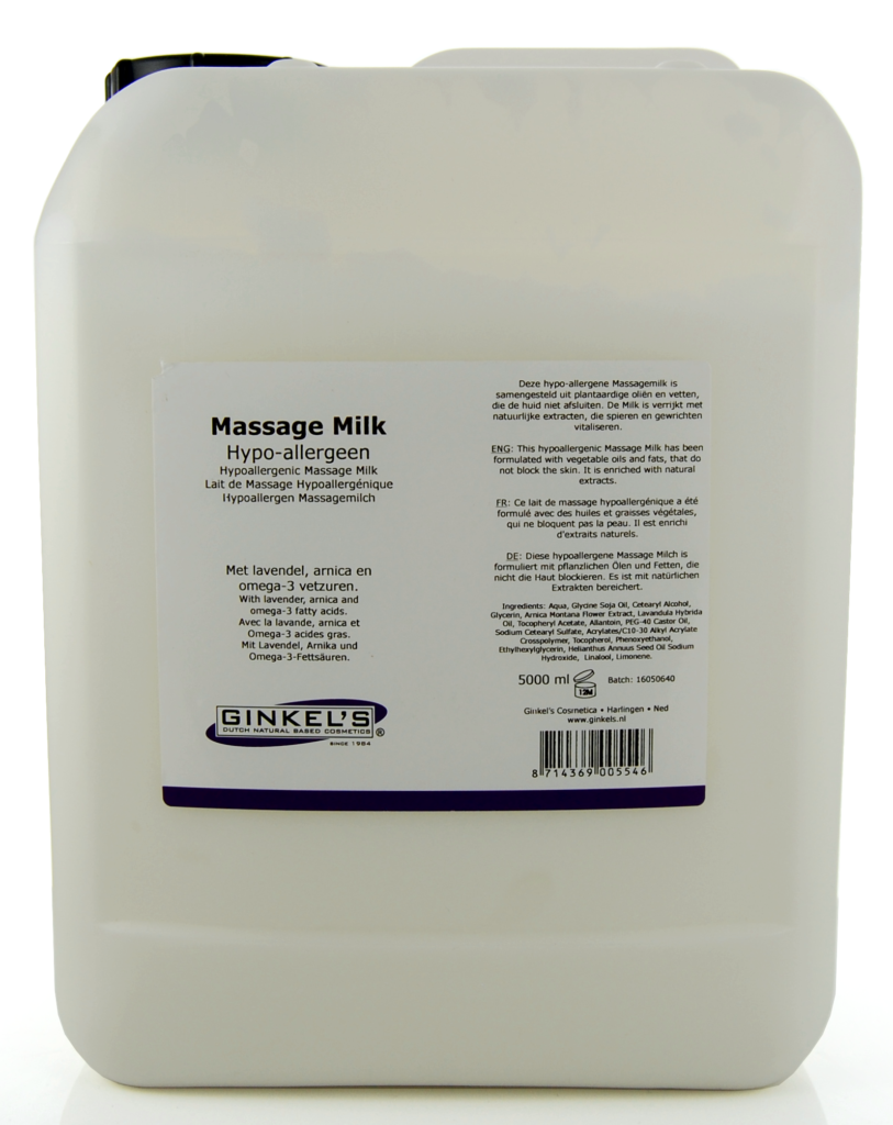 Ginkel's Massage Milk Neutraal 5 liter-0