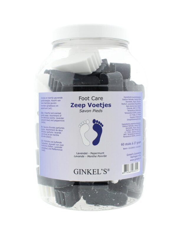 Ginkel’s Foot Care – Zeepvoetjes [Displaypot 60 x 27 gram]