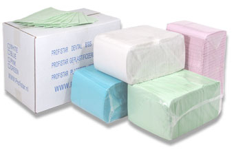 Dental Towels/Beschermdoeken – Blauw [Pak à 125 stuks]