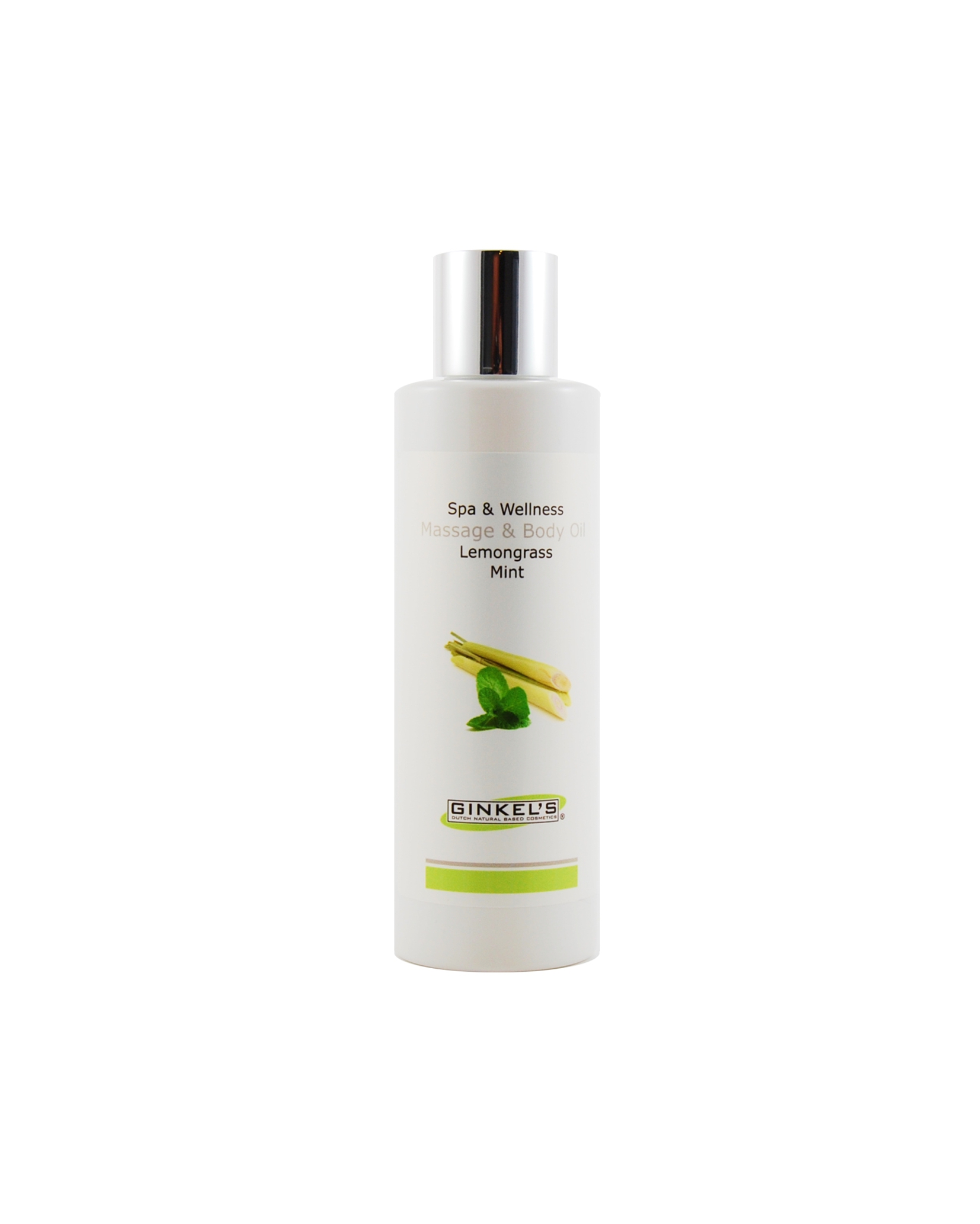 Massage & Body Oil Lemongrass & Mint 200 ml Ginkel's Cosmetics