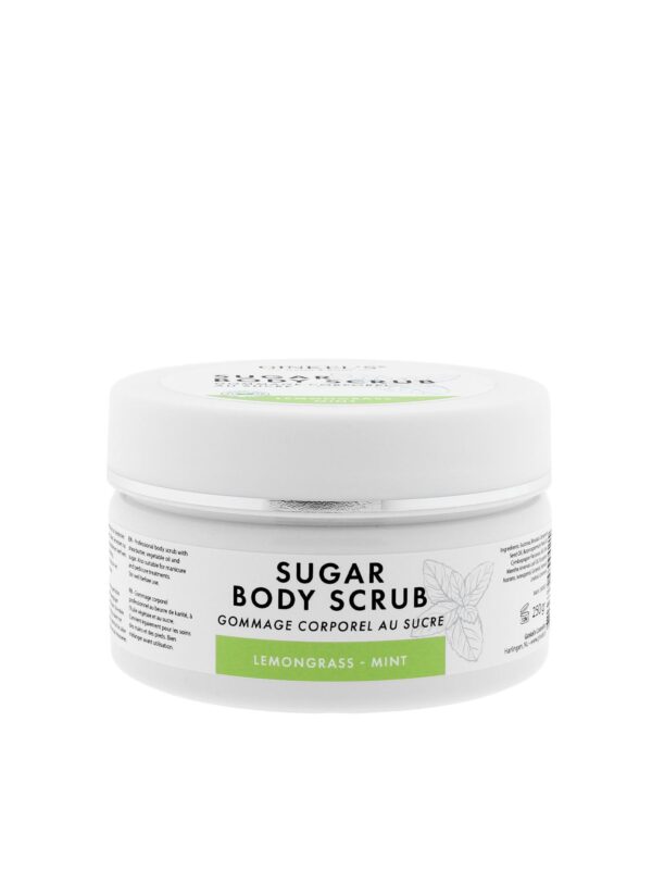 Butter & White Sugar Body Scrub – Lemongrass & Mint – 250 gram