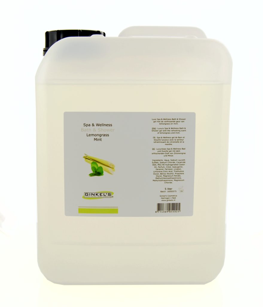 Bath & Shower Gel - Lemongrass & Mint 5000 ml-0