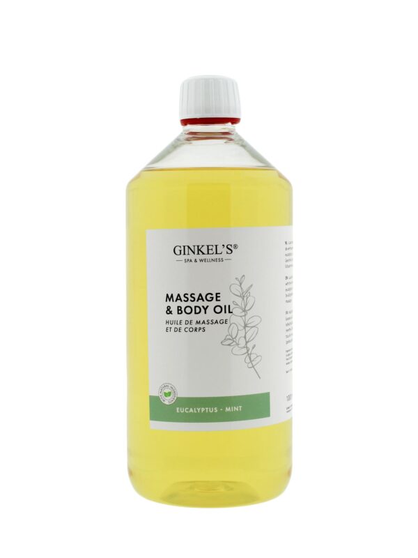 Massage & Body Oil – Eucalyptus & Mint – 1000 ml