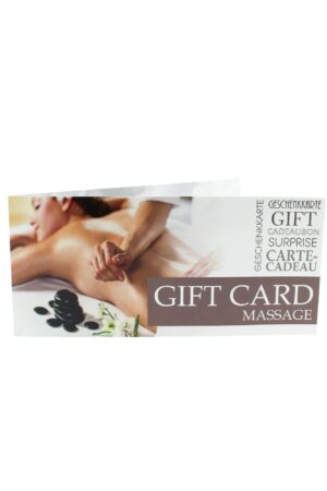 Gift Card CLASSIC – Massage – 12stuks