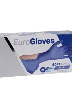 Handschoen Soft Nitrile – Maat S – BLAUW [Box à 100 stuks]
