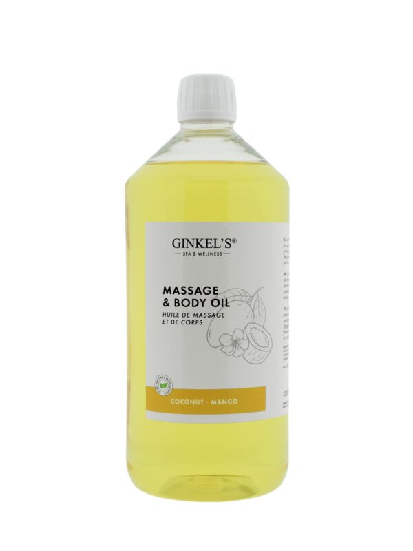 Massage & Body Oil – Coconut & Mango – 1000 ml