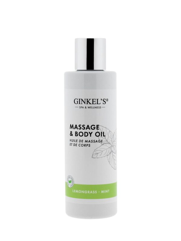 Massage & Body Oil – Lemongrass & Mint – 200 ml