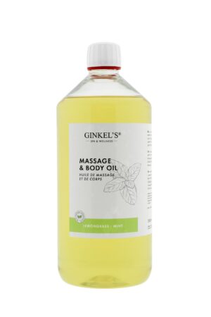 Massage & Body Oil – Lemongrass & Mint – 1000 ml