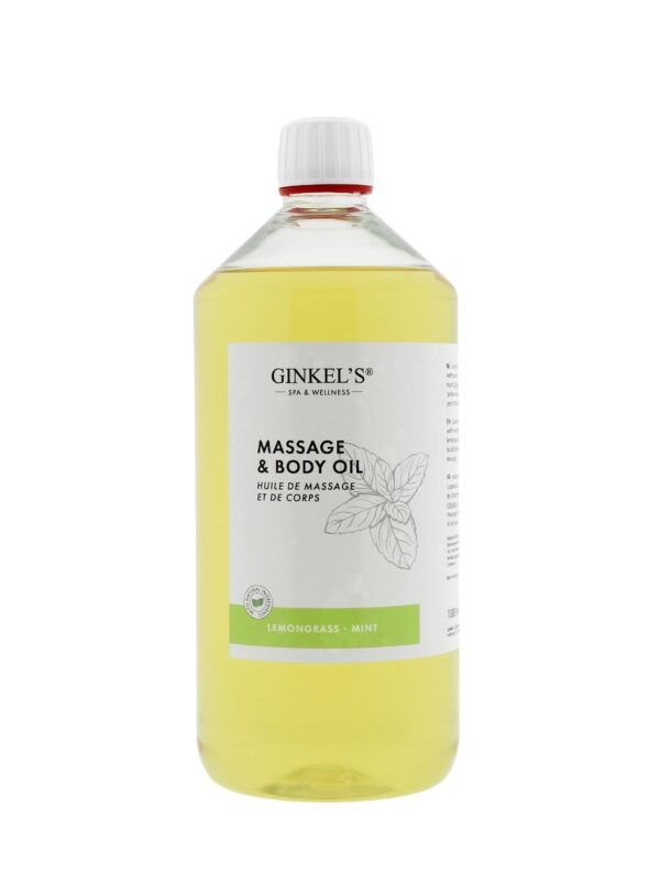 Massage & Body Oil – Lemongrass & Mint – 1000 ml