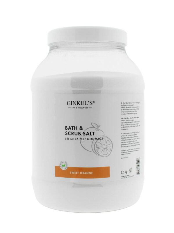 Bath & Scrub Salt – Sweet Orange – 3500 gram