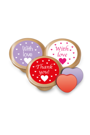 Mini Soap Gifts Hearts – Box 24 stuks op