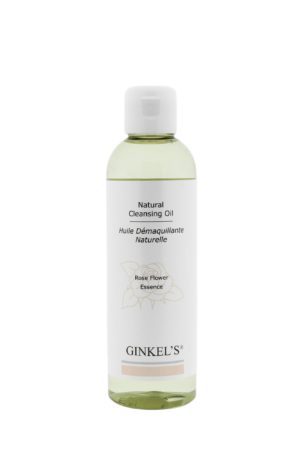 Ginkels Natural cleansing oil 300x450 - Natural Cleansing Oil - Rose Flower- 200 ml - oog-make-up-remover, nieuw