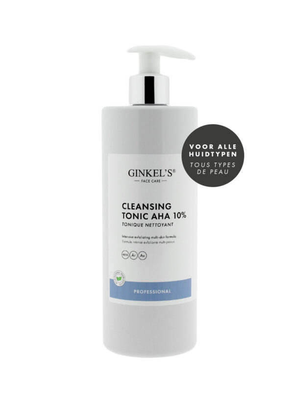 Ginkel’s – Cleansing Tonic AHA 10% – 500 ml Professional