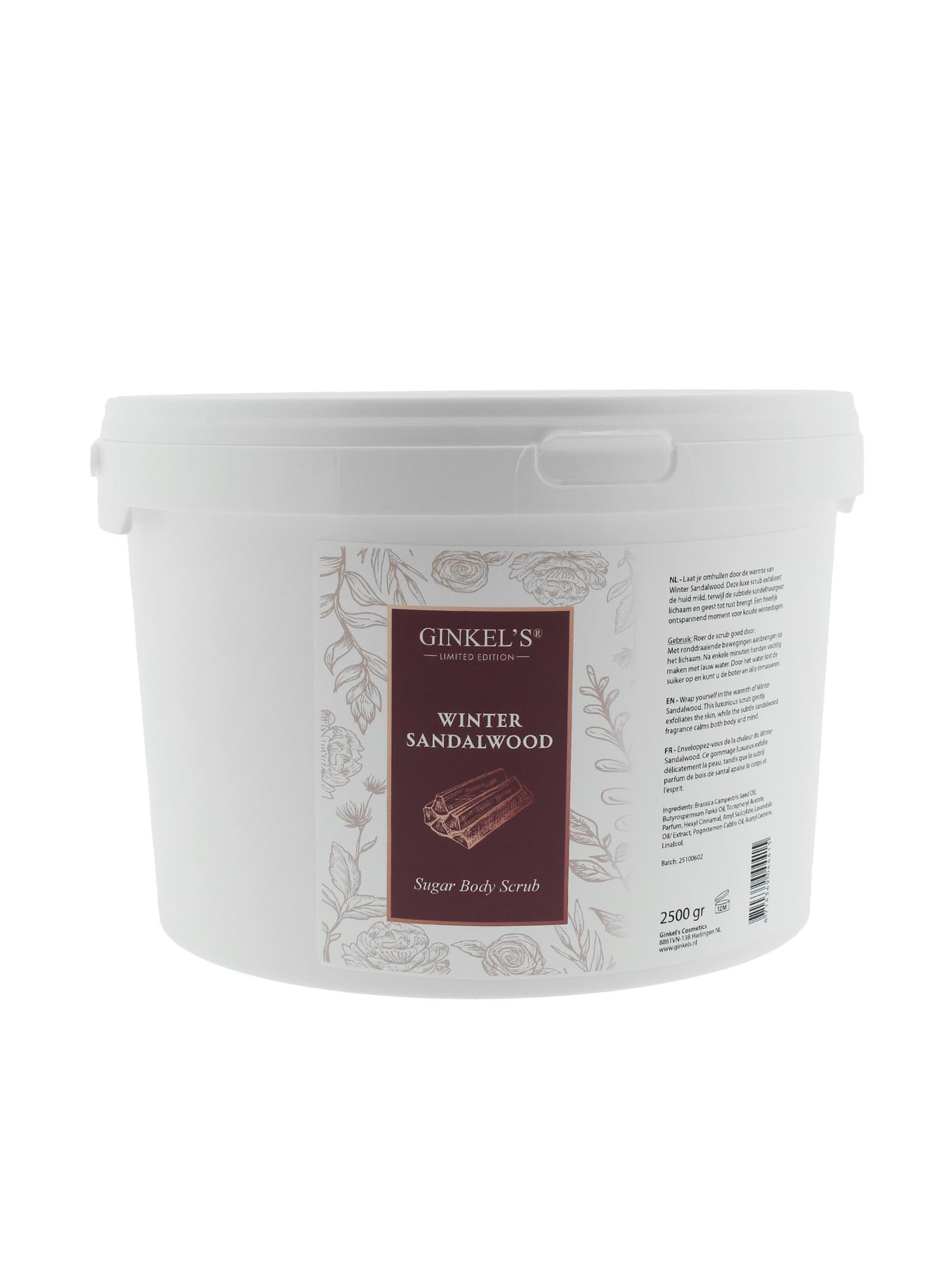 Sugar Body Scrub – Sandalwood – 2500 gram Sugar Body Scrub – Sandalwood – 2500 gram